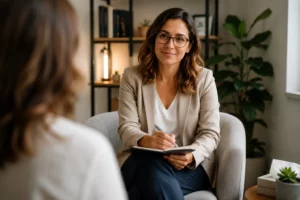 psicóloga em consultório profissional — marketing ético para psicólogos